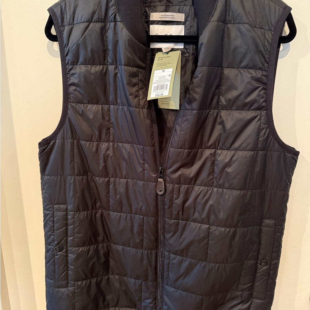 Goodfellow & Co Men's Black Quilted Vest